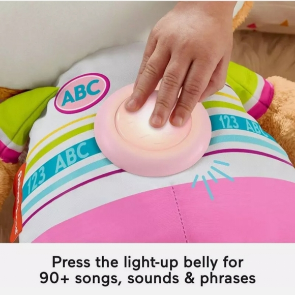 Fisher-Price Laugh & Learn So Big Sis, Large Musical Plush Puppy Toy Multi - Picture 3 of 9